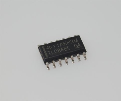 TL084BCDR Quad JFET-Input Op Amp 4MHz Largeur de bande 13V/μs Taux de dérapage ±18V Apport 3pA Bias d'entrée SOIC-14 -40°C à +125°C