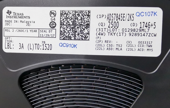 ADS7845E 12-Bit Touch Screen Controller 125kHz Sampling SPI Interface 2.7-5V SSOP-16 -40°C to +85°C