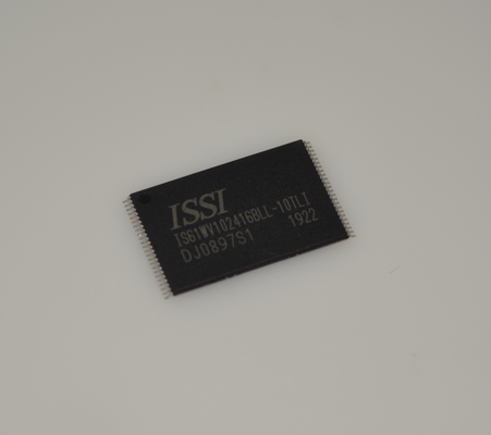 IS61WV102416BLL-10TLI 1Mx16 SRAM haute vitesse 10ns 3.3V Fonctionnement Basse consommation Température industrielle (-40°C à +85°C) Boîtier BGA 48 billes Fonctionnement asynchrone Haute fiabilité Rétention des données